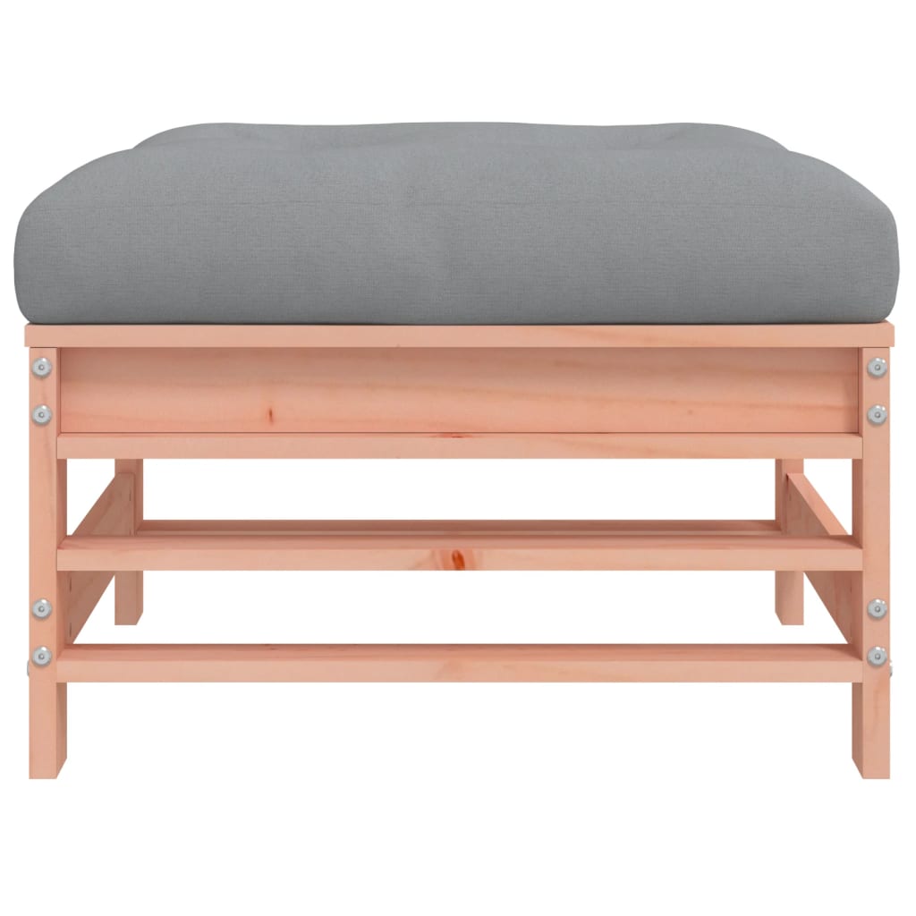 Taburet de grădină cu pernă, lemn masiv douglas GartenMobel Dekor