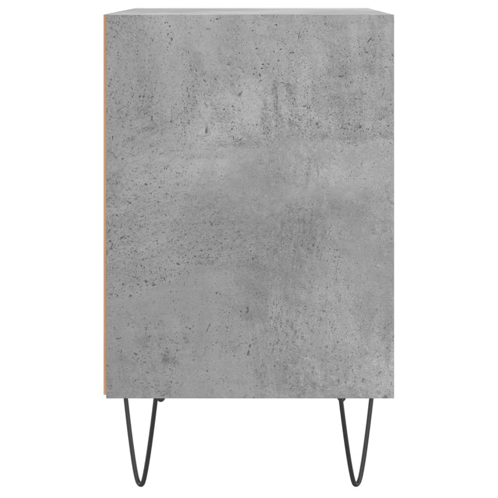 Noptiere, 2 buc., gri beton, 40x30x50 cm, lemn compozit GartenMobel Dekor