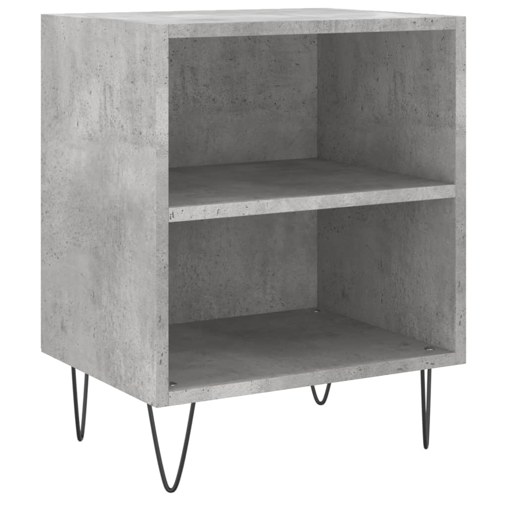 Noptiere, 2 buc., gri beton, 40x30x50 cm, lemn compozit GartenMobel Dekor