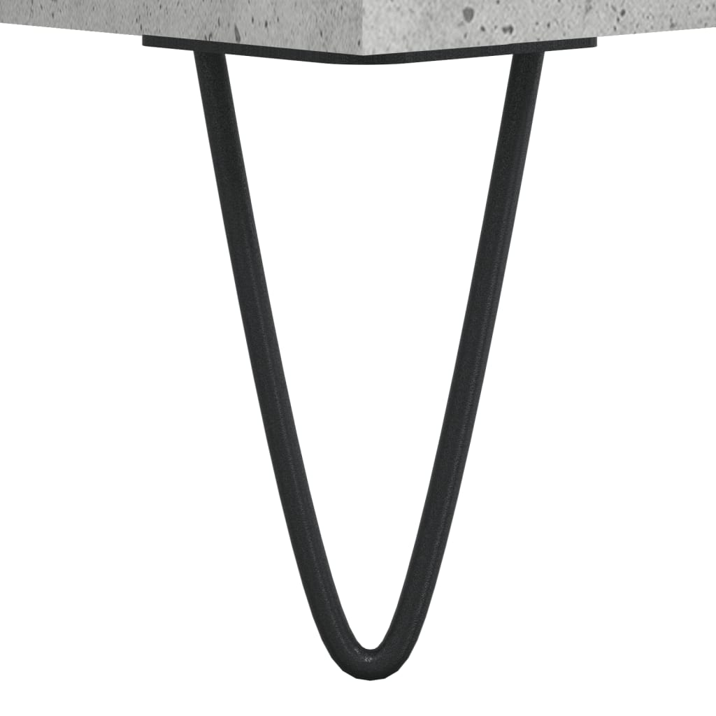 Noptiere, 2 buc., gri beton, 40x30x50 cm, lemn compozit GartenMobel Dekor