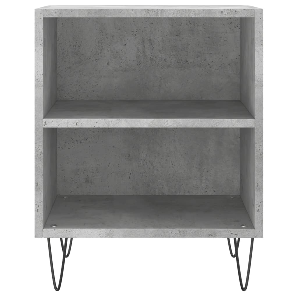 Noptiere, 2 buc., gri beton, 40x30x50 cm, lemn compozit GartenMobel Dekor
