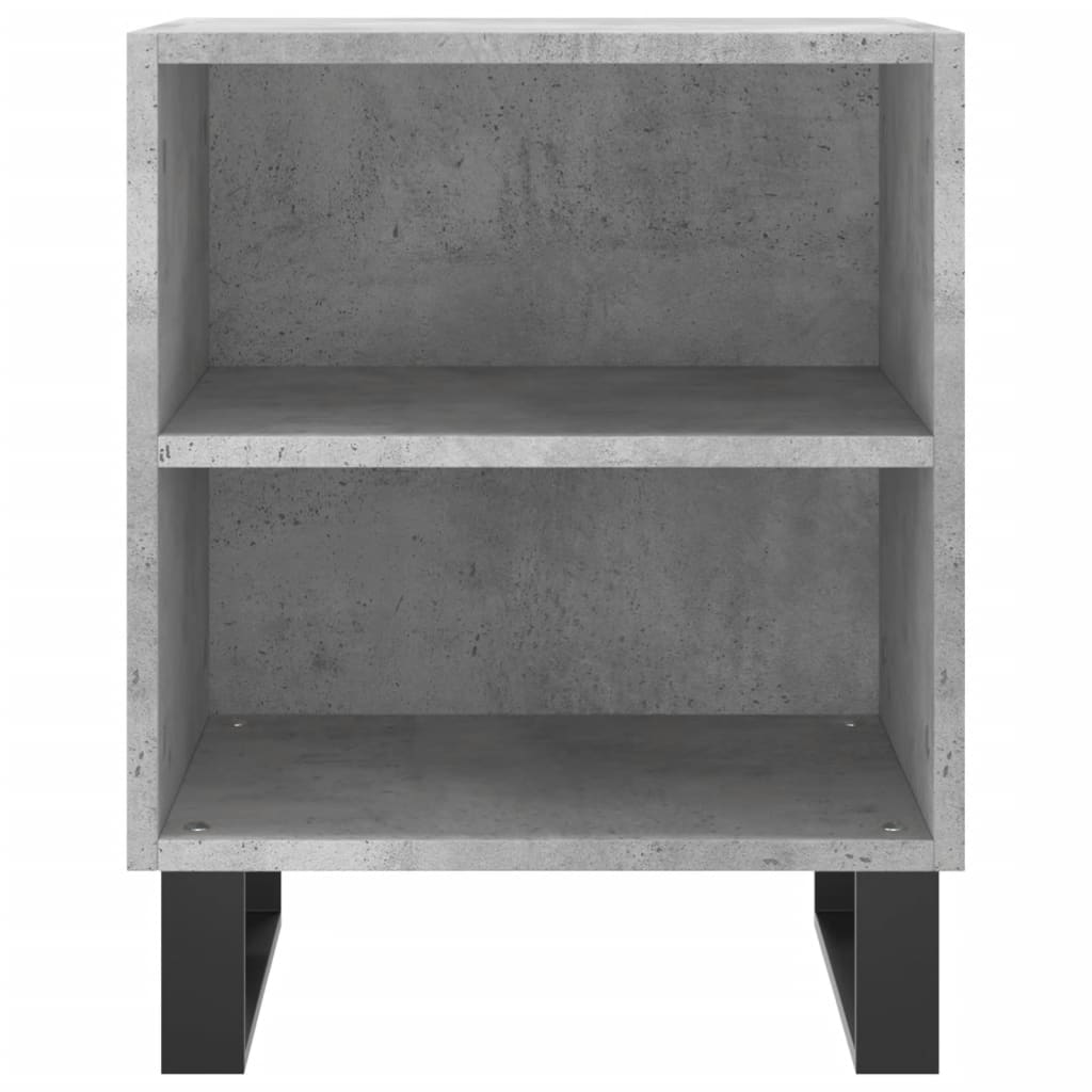 Noptiere, 2 buc., gri beton, 40x30x50 cm, lemn compozit GartenMobel Dekor