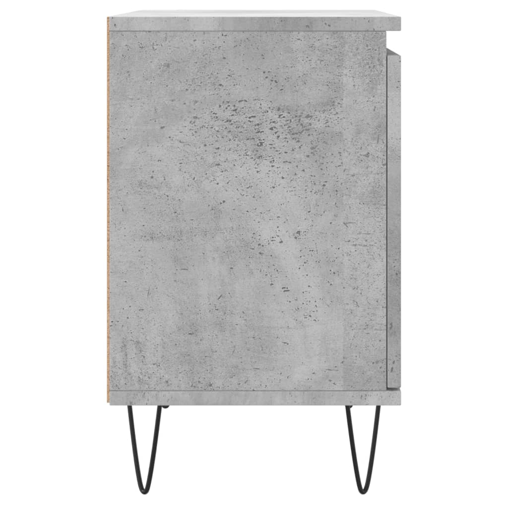 Noptiere, 2 buc., gri beton, 40x30x50 cm, lemn compozit GartenMobel Dekor