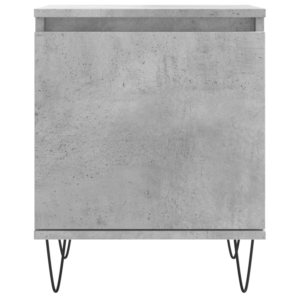 Noptiere, 2 buc., gri beton, 40x30x50 cm, lemn compozit GartenMobel Dekor