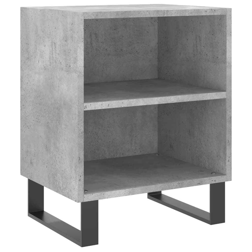 Noptiere, 2 buc., gri beton, 40x30x50 cm, lemn compozit GartenMobel Dekor
