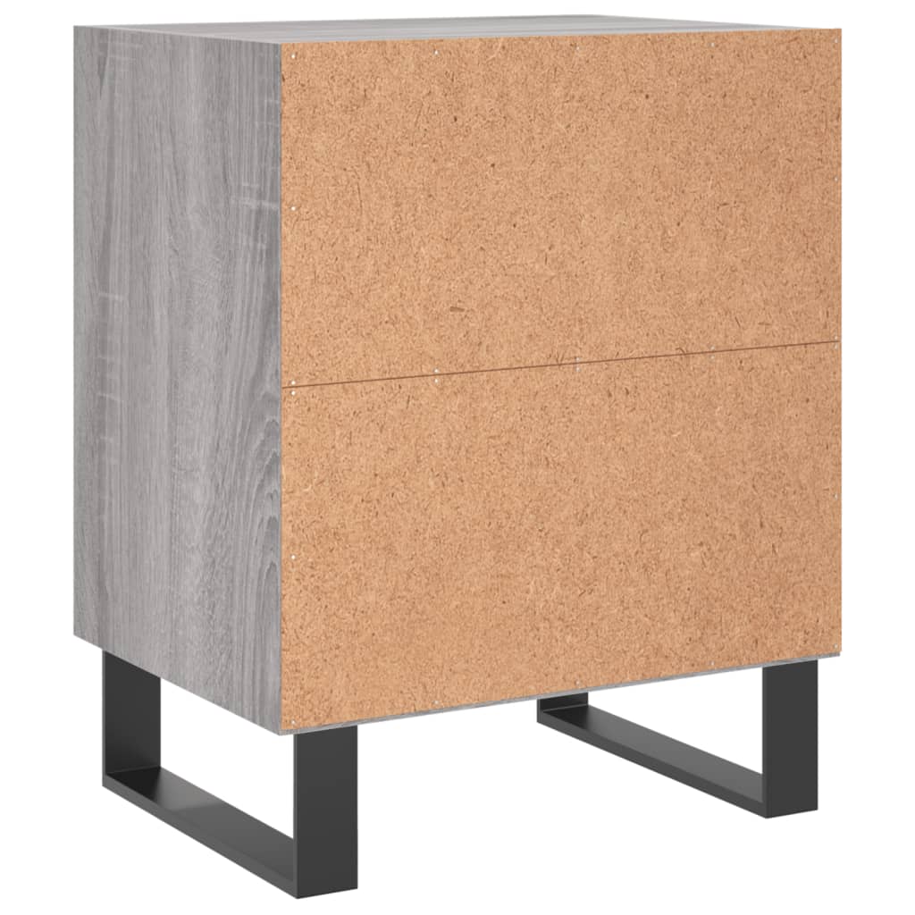 Noptiere, 2 buc., gri sonoma, 40x30x50 cm, lemn compozit GartenMobel Dekor