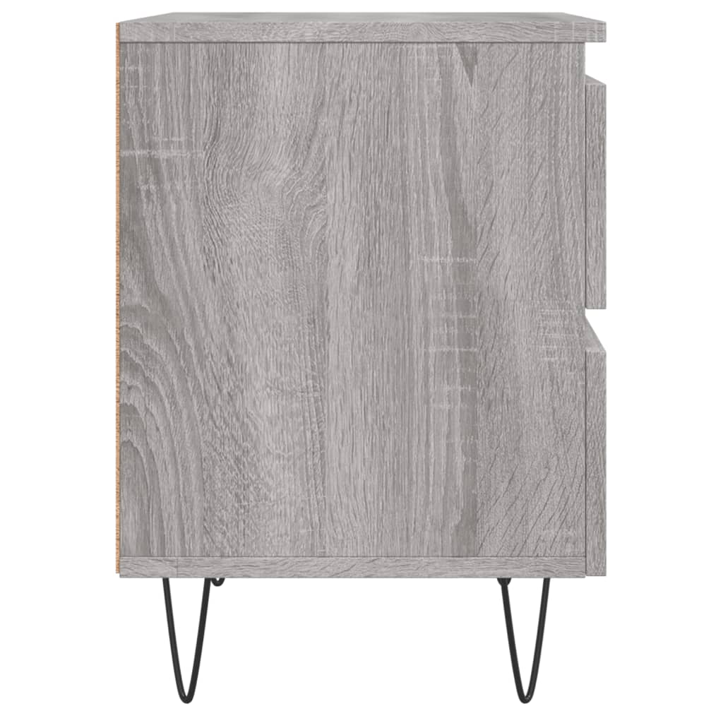 Noptiere, 2 buc., gri sonoma, 40x35x50 cm, lemn compozit GartenMobel Dekor