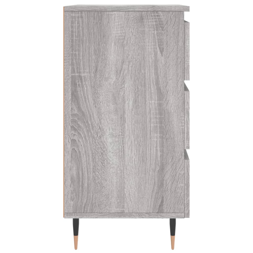 Noptiere, 2 buc., gri sonoma, 40x35x69 cm, lemn compozit GartenMobel Dekor