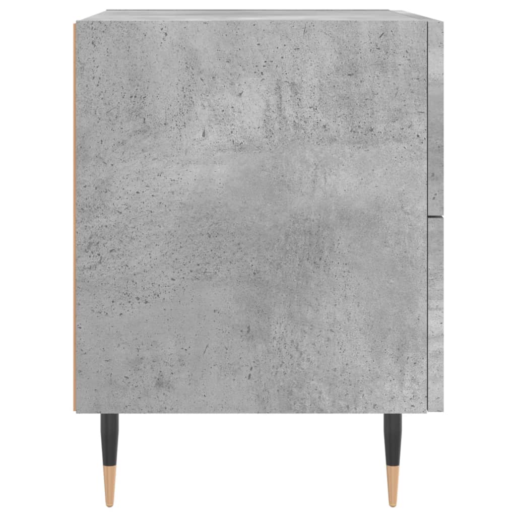 Noptiere, 2 buc., gri beton, 40x35x47,5 cm, lemn compozit GartenMobel Dekor