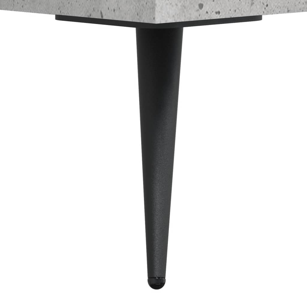 Noptiere, 2 buc., gri beton, 40x35x47,5 cm, lemn compozit GartenMobel Dekor