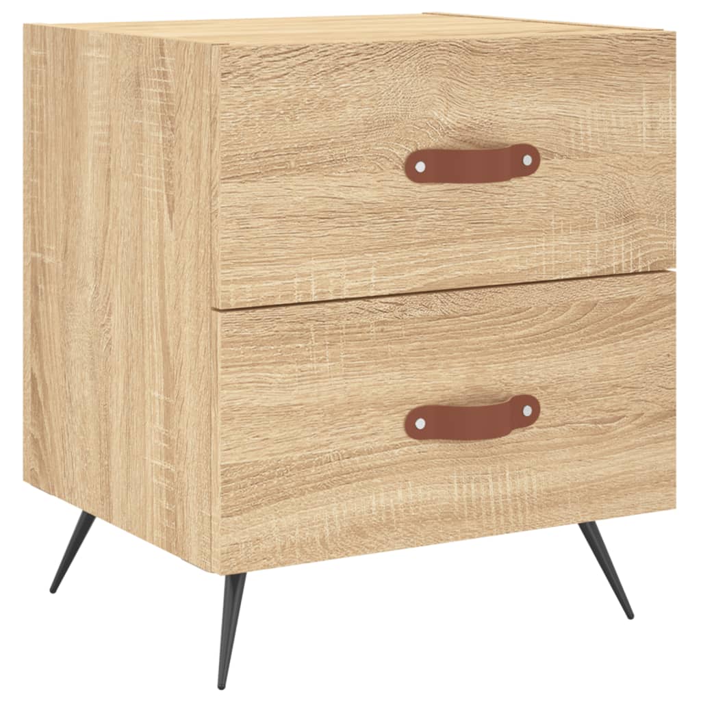 Noptiere, 2 buc., stejar sonoma, 40x35x47,5 cm, lemn compozit GartenMobel Dekor