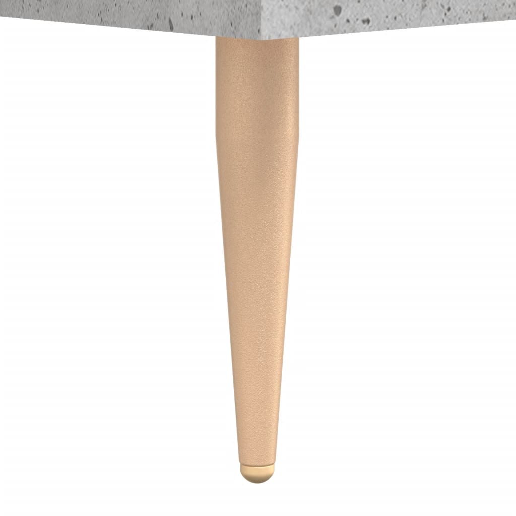 Noptiere, 2 buc., gri beton, 40x35x47,5 cm, lemn compozit GartenMobel Dekor