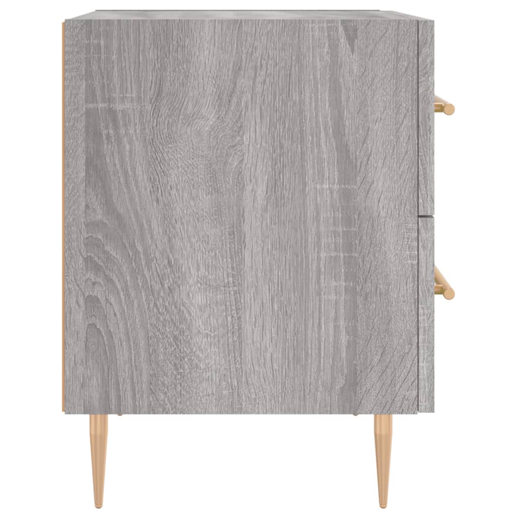 Noptiere, 2 buc., gri sonoma, 40x35x47,5 cm, lemn compozit GartenMobel Dekor