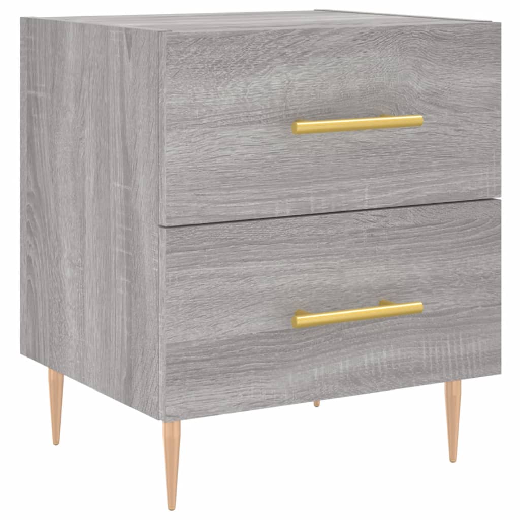 Noptiere, 2 buc., gri sonoma, 40x35x47,5 cm, lemn compozit GartenMobel Dekor