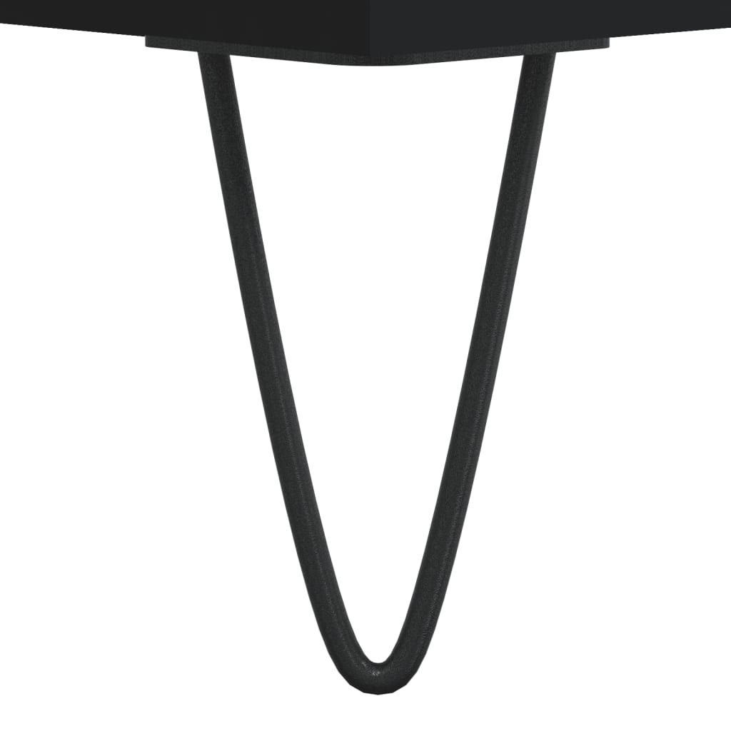 Noptiere, 2 buc., negru, 40x35x47,5 cm, lemn compozit GartenMobel Dekor