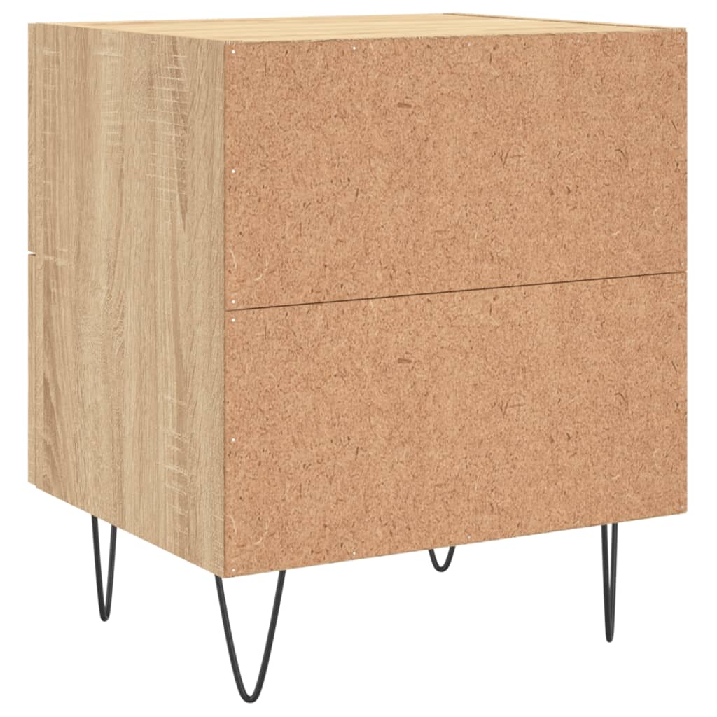Noptiere, 2 buc., stejar sonoma, 40x35x47,5 cm, lemn compozit GartenMobel Dekor