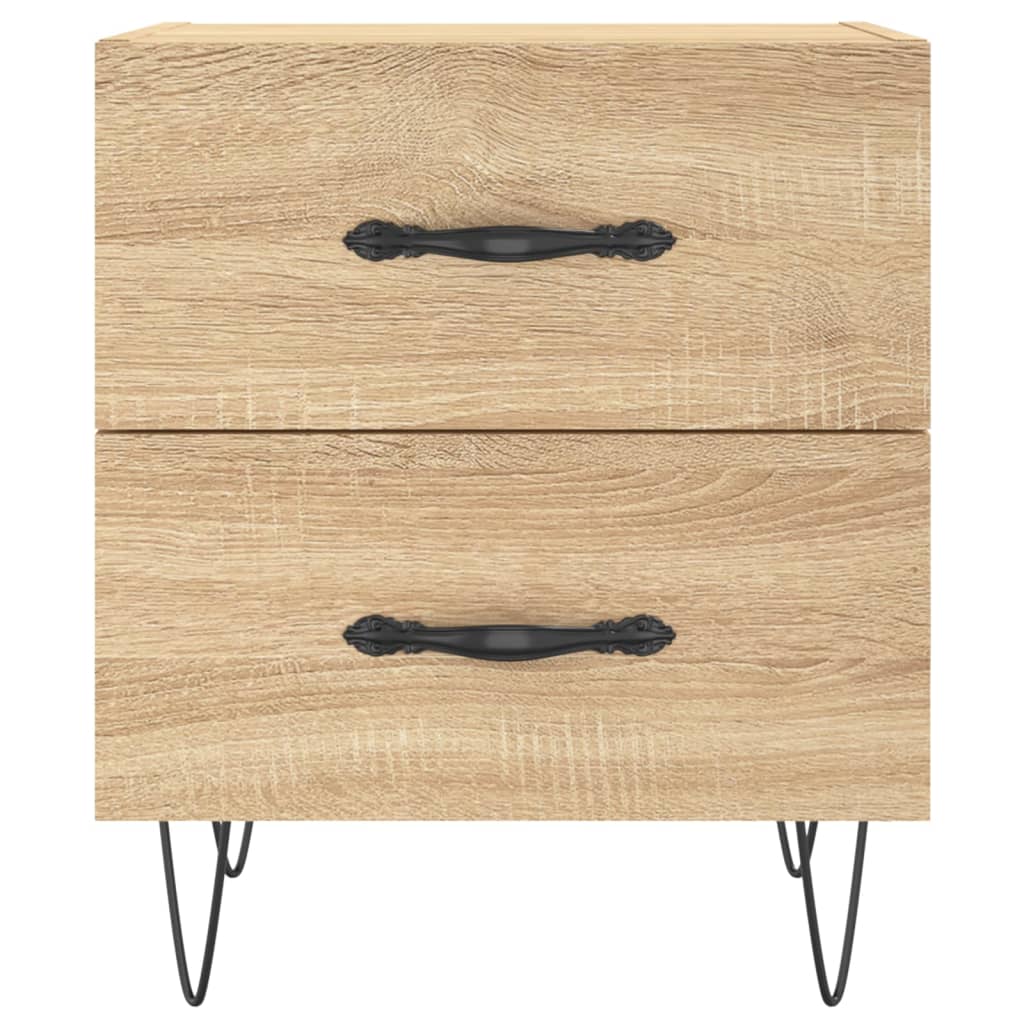Noptiere, 2 buc., stejar sonoma, 40x35x47,5 cm, lemn compozit GartenMobel Dekor
