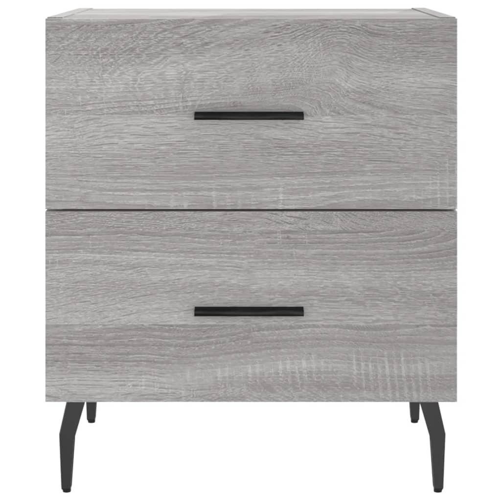 Noptiere, 2 buc., gri sonoma, 40x35x47,5 cm, lemn compozit GartenMobel Dekor