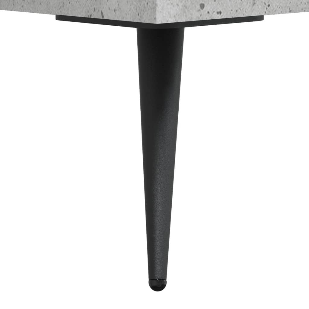 Noptiere, 2 buc., gri beton, 40x35x47,5 cm, lemn compozit GartenMobel Dekor