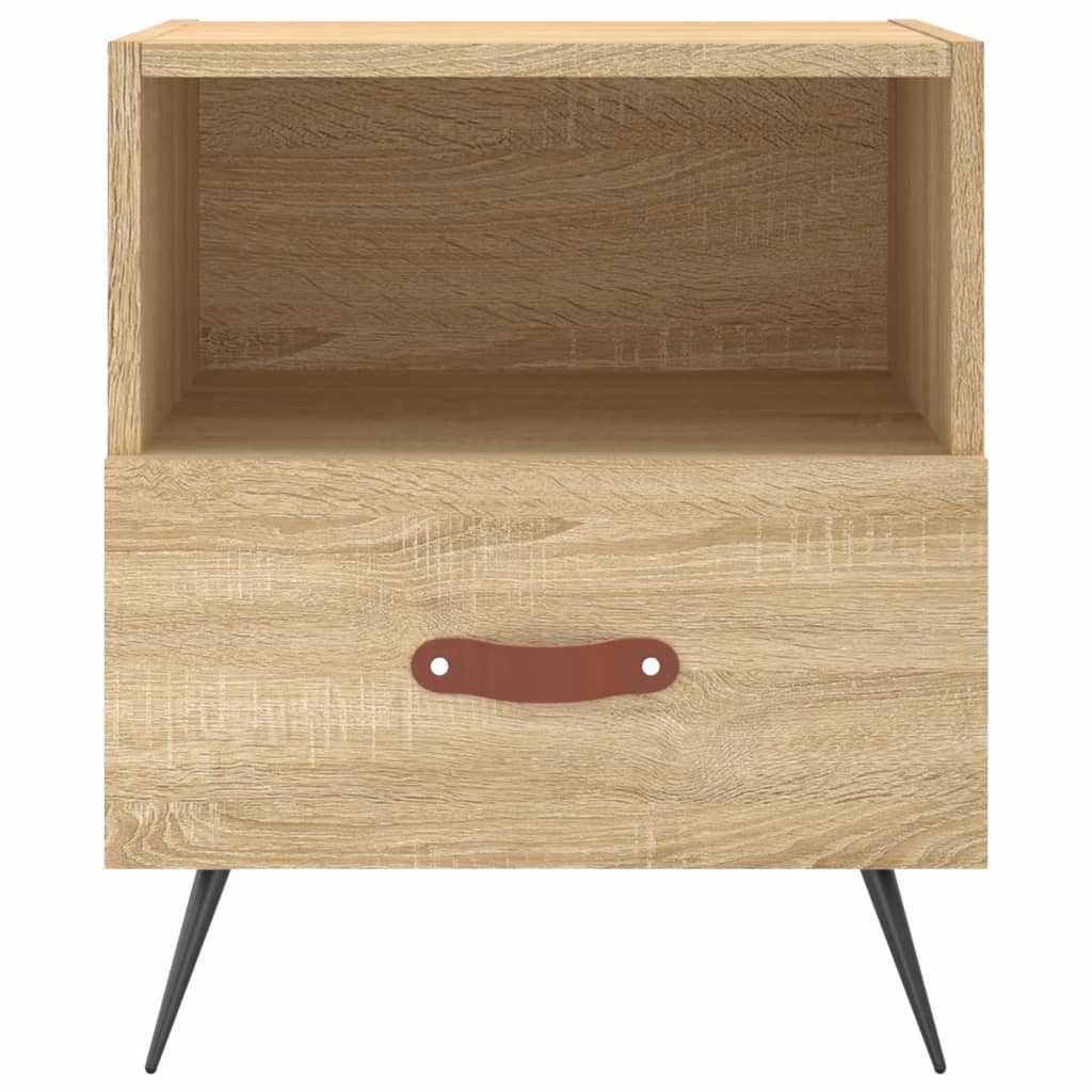Noptiere, 2 buc., stejar sonoma, 40x35x47,5 cm, lemn compozit GartenMobel Dekor
