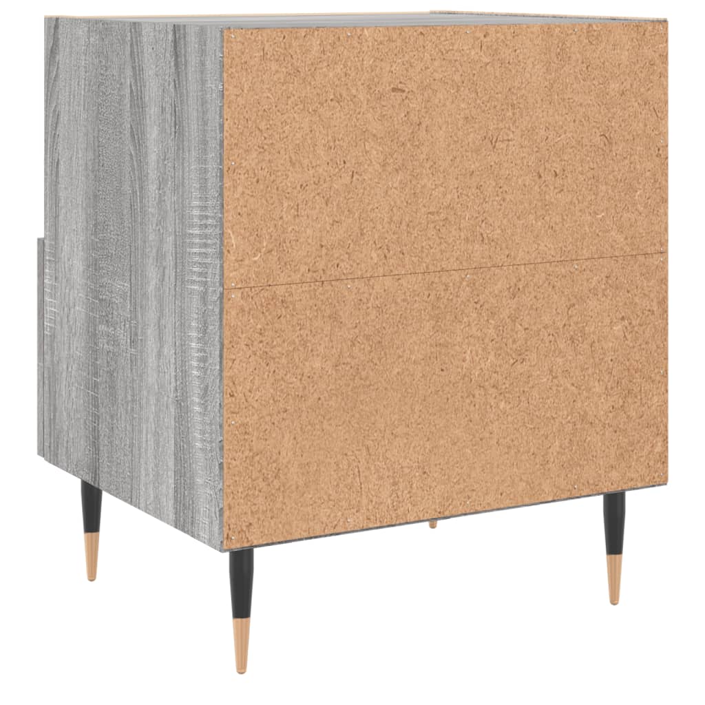 Noptiere, 2 buc., gri sonoma, 40x35x47,5 cm, lemn compozit GartenMobel Dekor