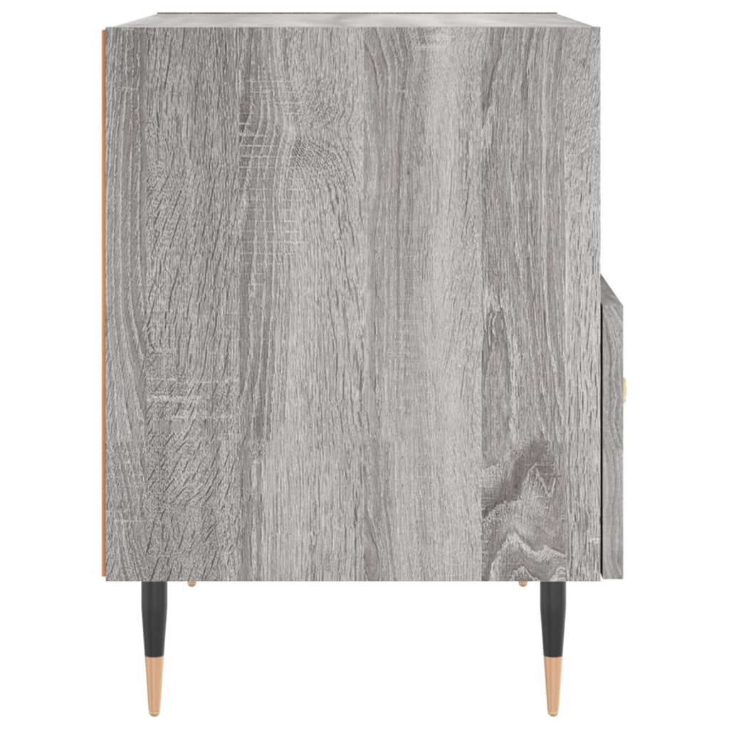 Noptiere, 2 buc., gri sonoma, 40x35x47,5 cm, lemn compozit GartenMobel Dekor