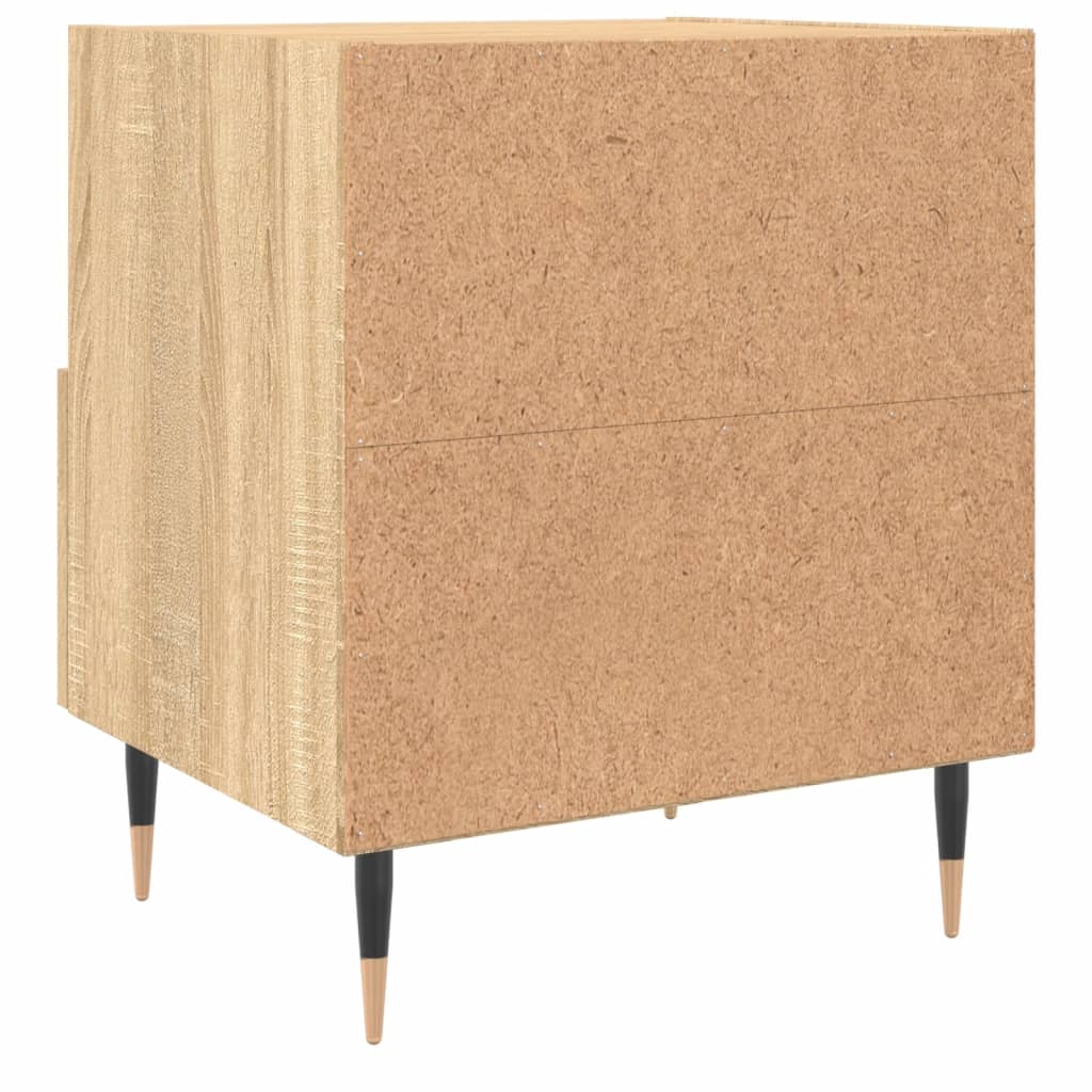 Noptiere, 2 buc., stejar sonoma, 40x35x47,5 cm, lemn compozit GartenMobel Dekor