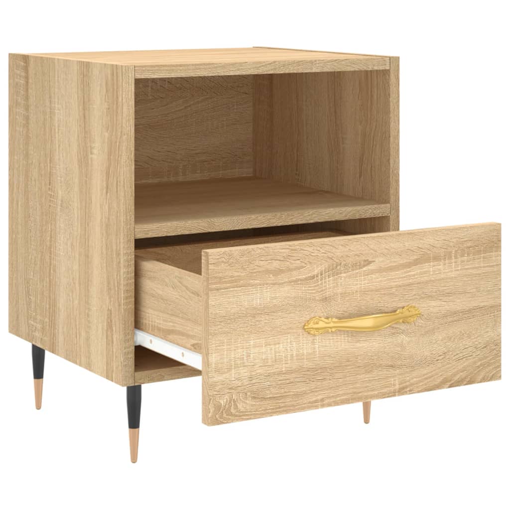 Noptiere, 2 buc., stejar sonoma, 40x35x47,5 cm, lemn compozit GartenMobel Dekor