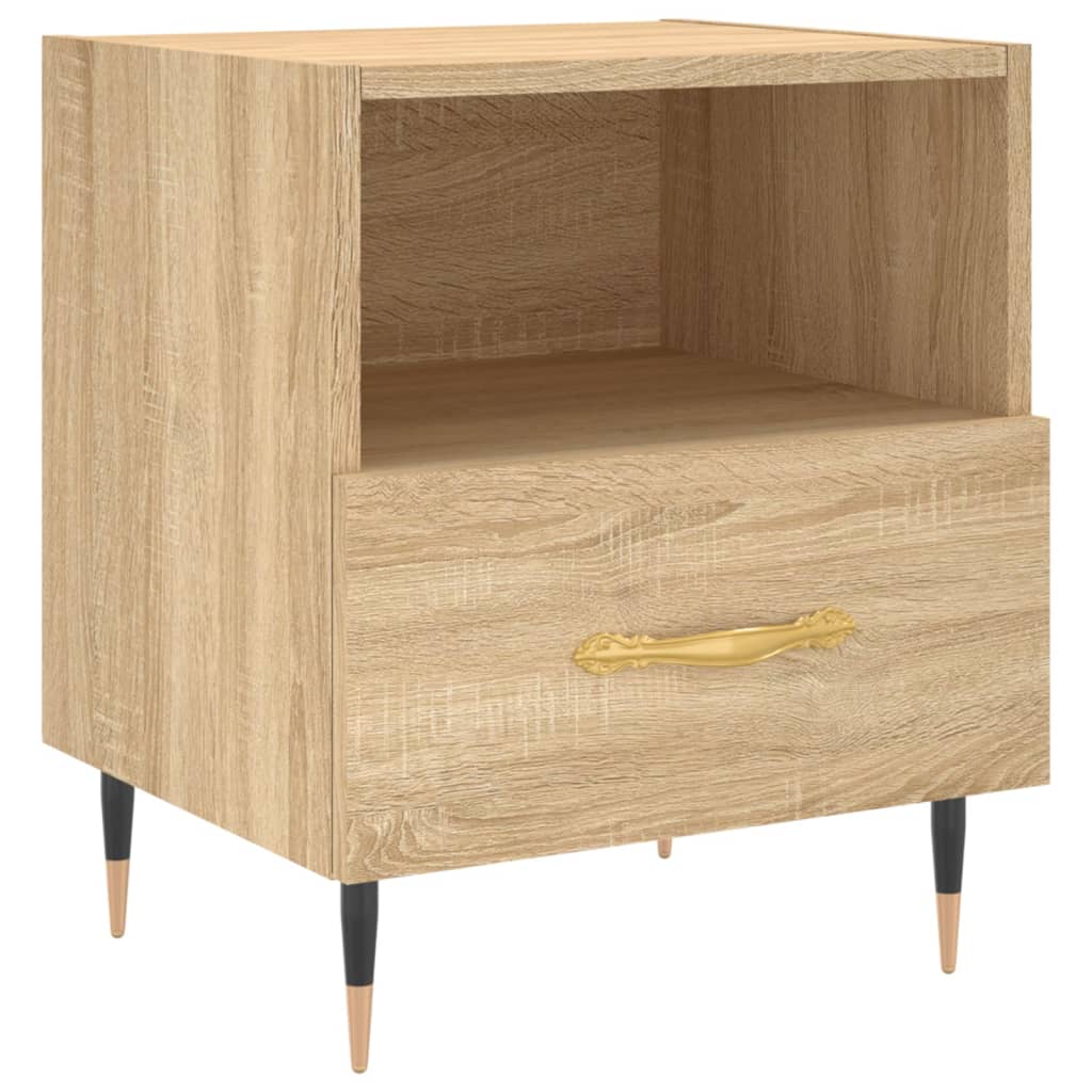 Noptiere, 2 buc., stejar sonoma, 40x35x47,5 cm, lemn compozit GartenMobel Dekor