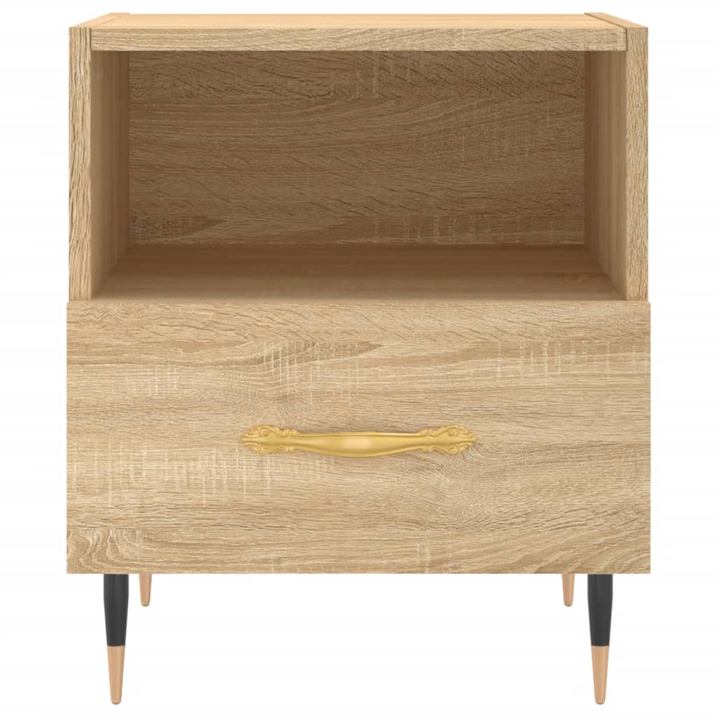 Noptiere, 2 buc., stejar sonoma, 40x35x47,5 cm, lemn compozit GartenMobel Dekor