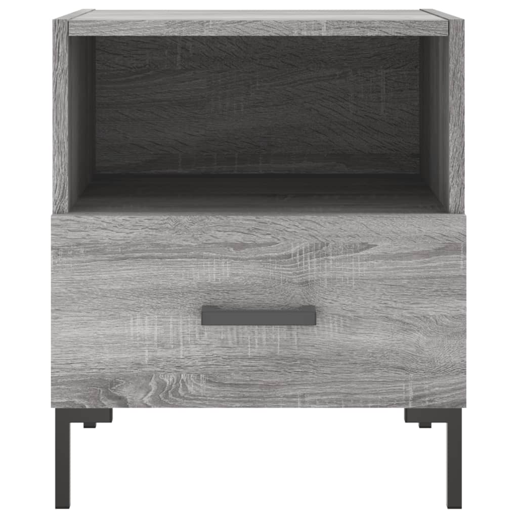 Noptiere, 2 buc., gri sonoma, 40x35x47,5 cm, lemn compozit GartenMobel Dekor