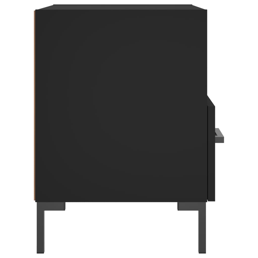 Noptiere, 2 buc., negru, 40x35x47,5 cm, lemn compozit GartenMobel Dekor