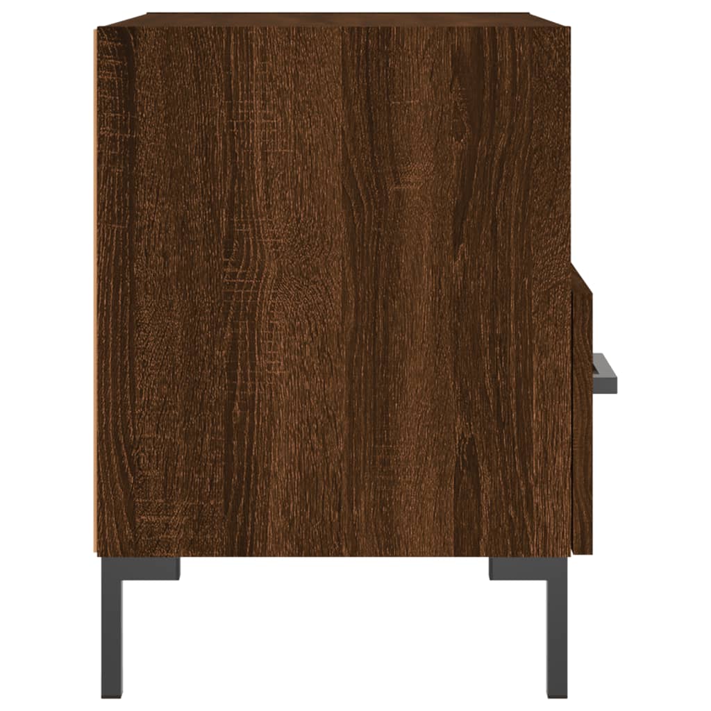 Noptiere, 2 buc., stejar maro, 40x35x47,5 cm, lemn compozit GartenMobel Dekor