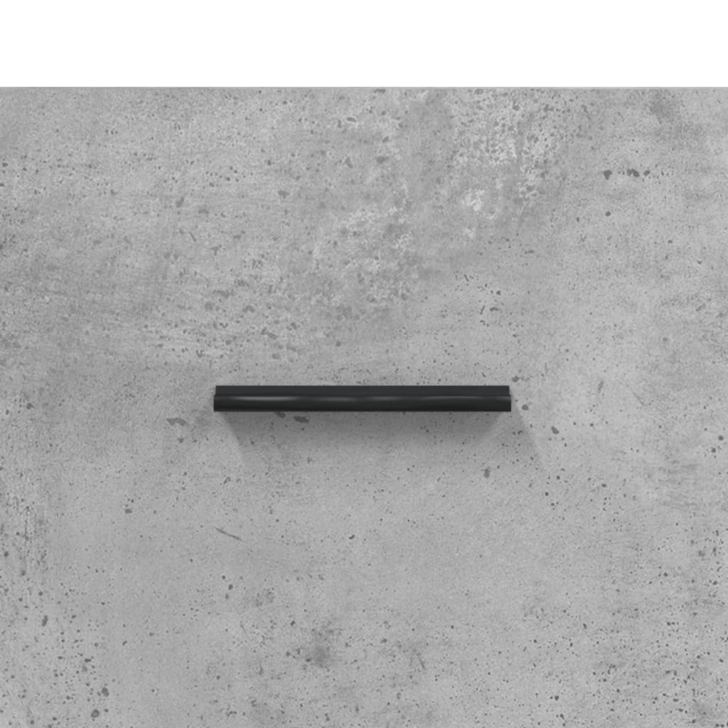 Noptiere, 2 buc., gri beton, 40x35x47,5 cm, lemn compozit GartenMobel Dekor