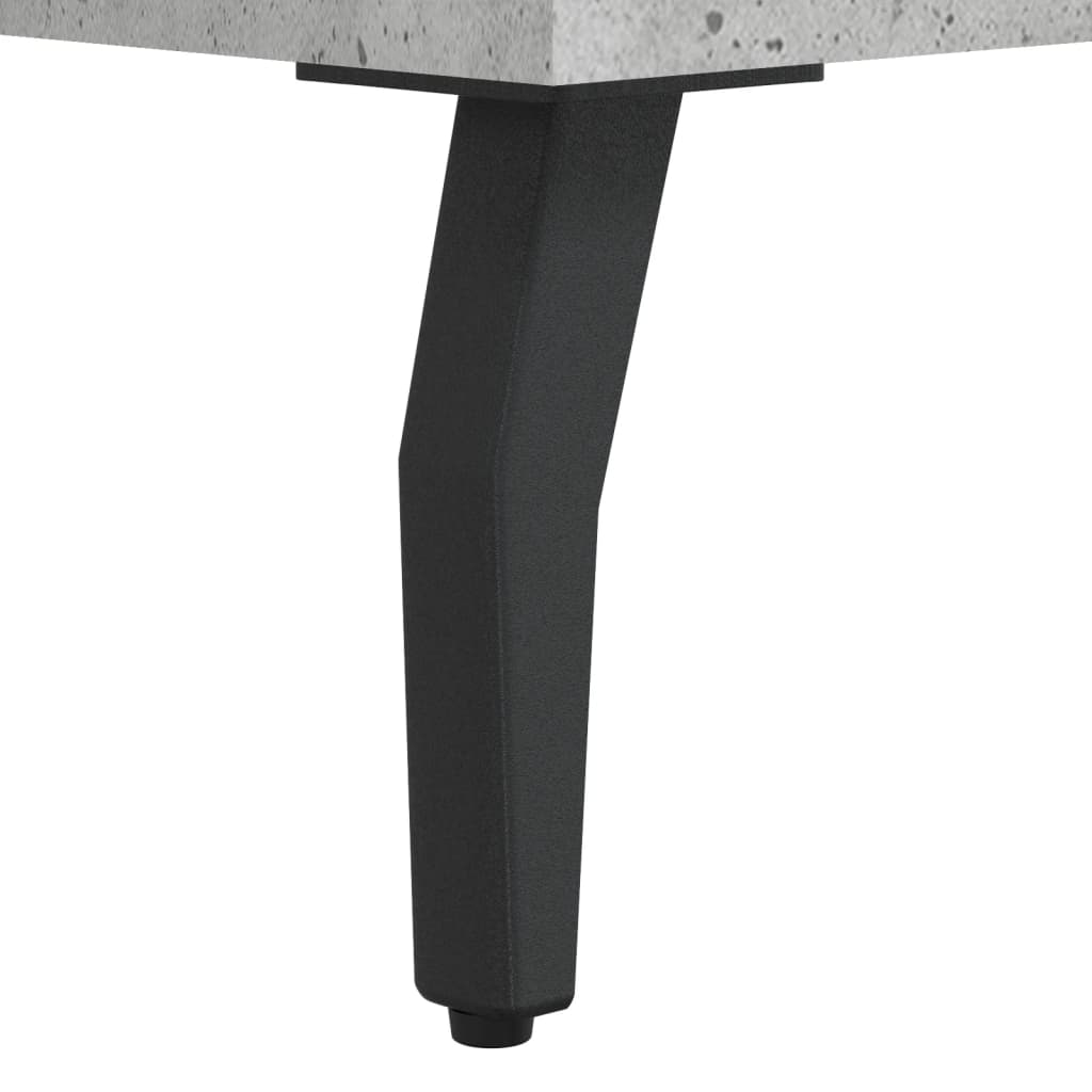 Noptiere, 2 buc., gri beton, 40x35x47,5 cm, lemn compozit GartenMobel Dekor