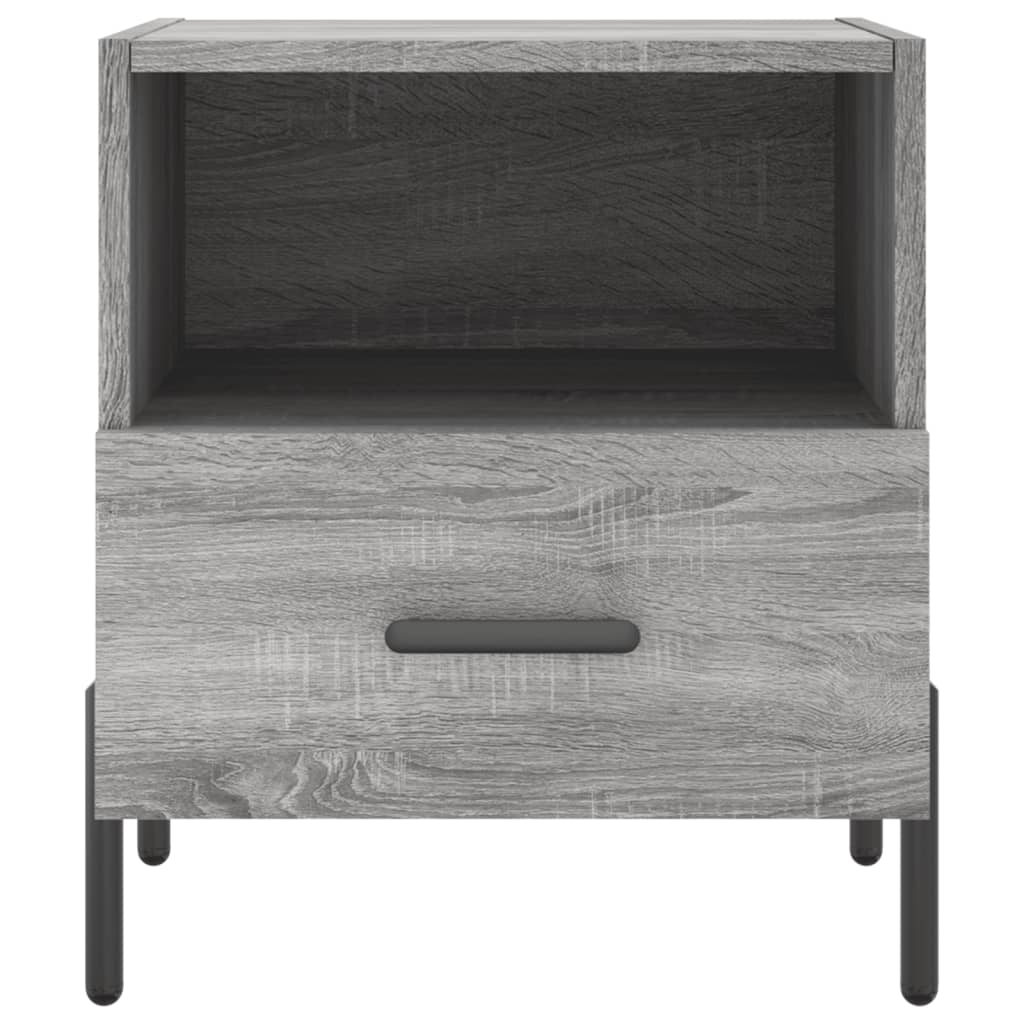 Noptiere, 2 buc., gri sonoma, 40x35x47,5 cm, lemn compozit GartenMobel Dekor