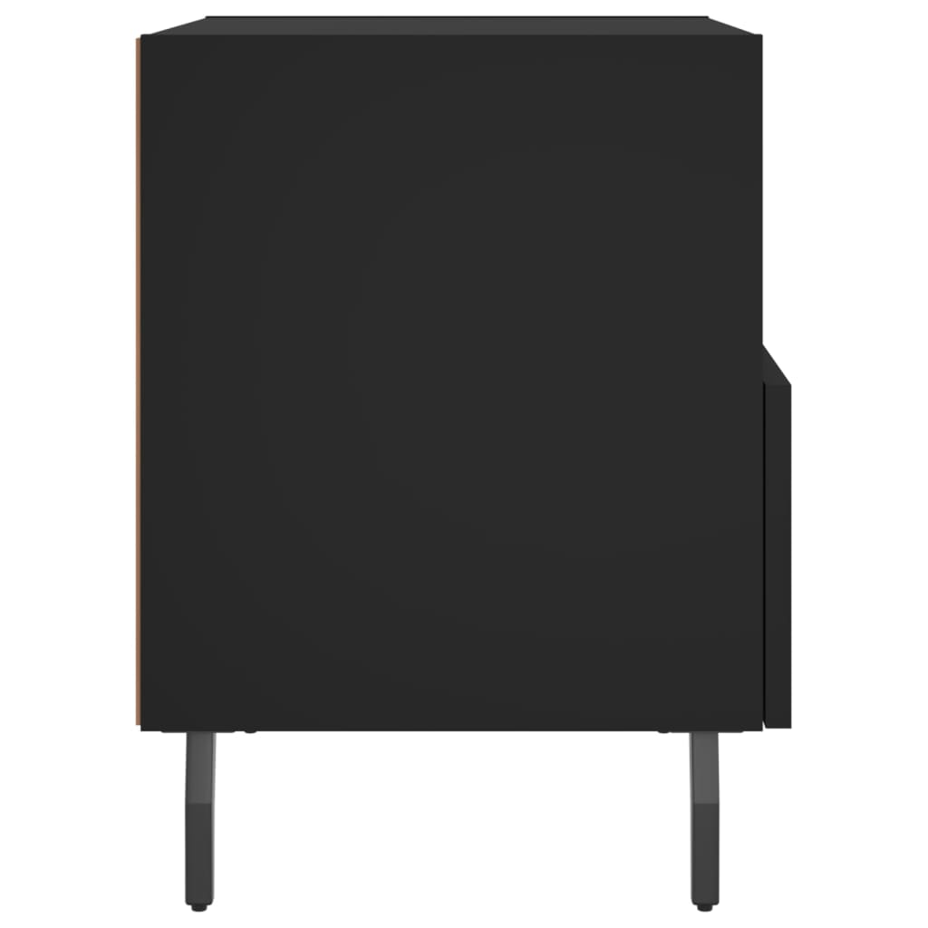 Noptiere, 2 buc., negru, 40x35x47,5 cm, lemn compozit GartenMobel Dekor