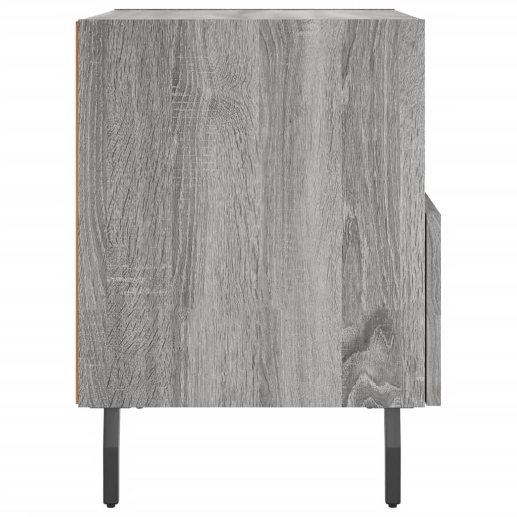 Noptiere, 2 buc., gri sonoma, 40x35x47,5 cm, lemn compozit GartenMobel Dekor