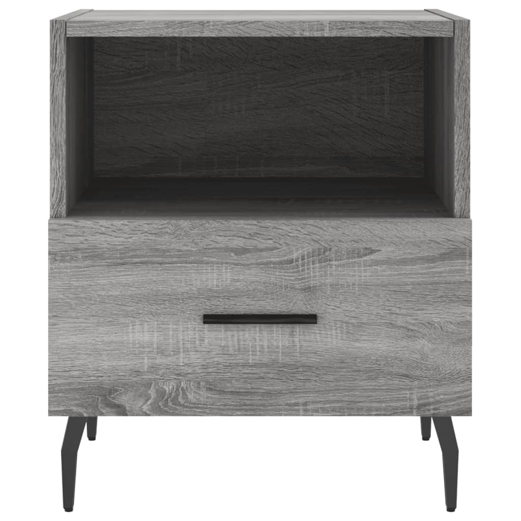 Noptiere, 2 buc., gri sonoma, 40x35x47,5 cm, lemn compozit GartenMobel Dekor