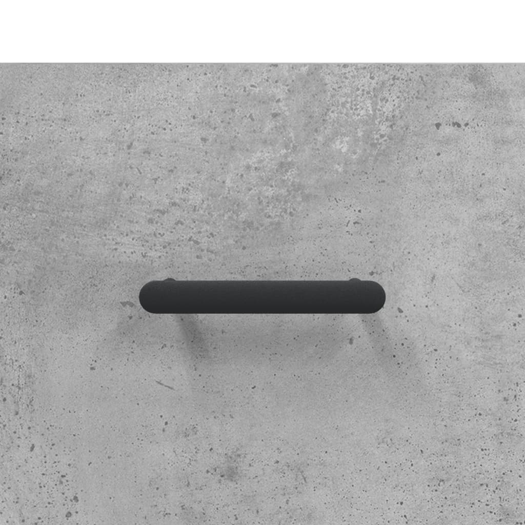 Noptieră, gri beton, 40x40x66 cm, lemn compozit GartenMobel Dekor