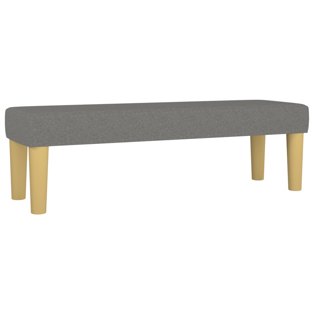 Pat box spring cu saltea, gri închis, 140x190 cm, textil GartenMobel Dekor