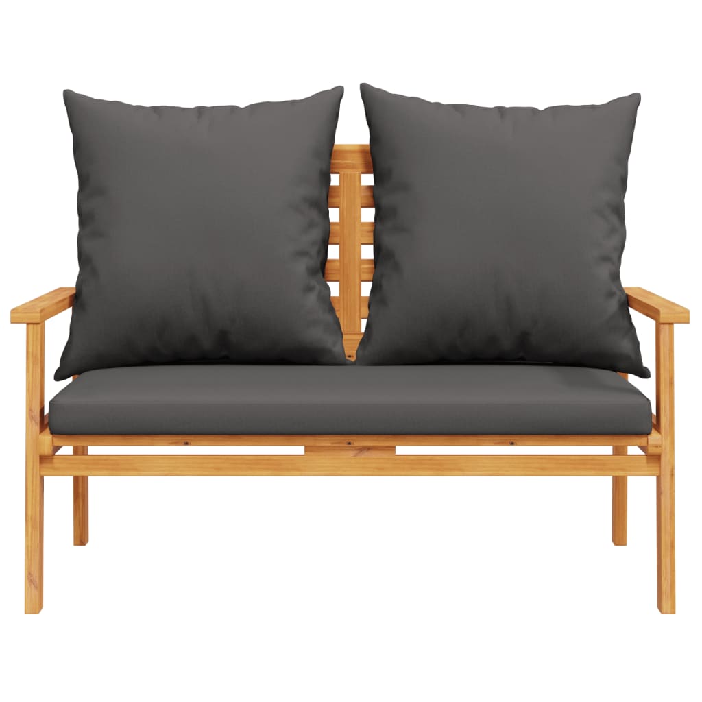 Set mobilier de grădină cu perne, 4 piese, lemn masiv de acacia GartenMobel Dekor