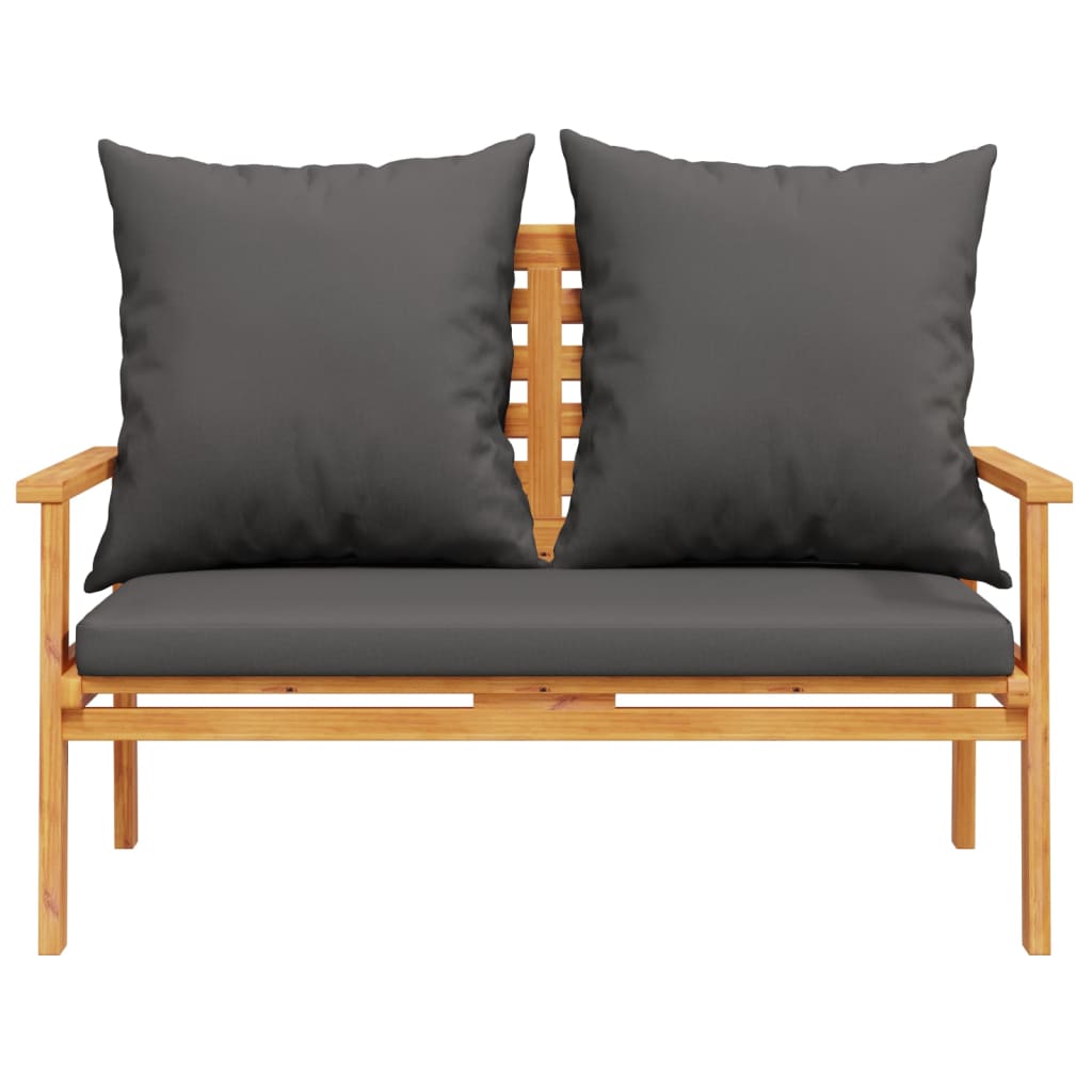 Set mobilier de grădină cu perne, 5 buc., lemn masiv acacia GartenMobel Dekor