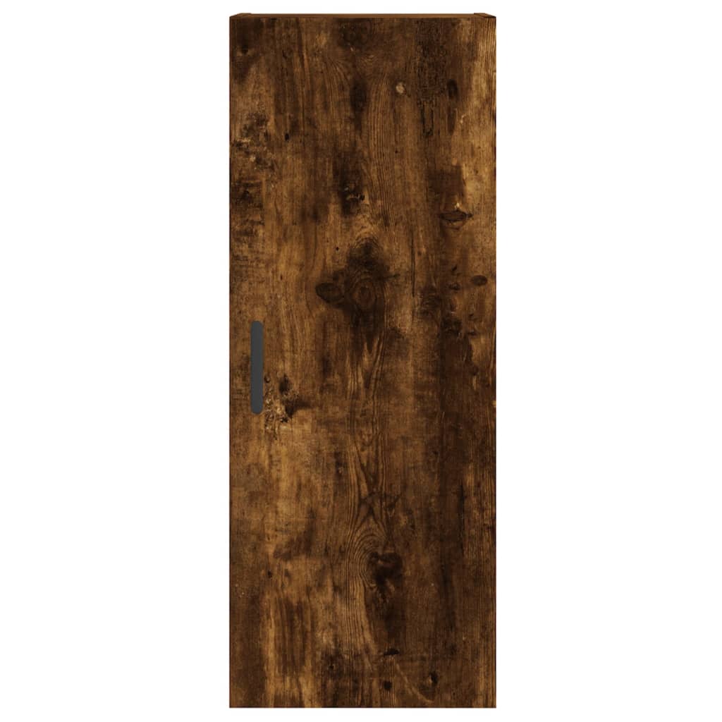 Dulap montat pe perete, stejar fumuriu, 34,5x34x90 cm GartenMobel Dekor
