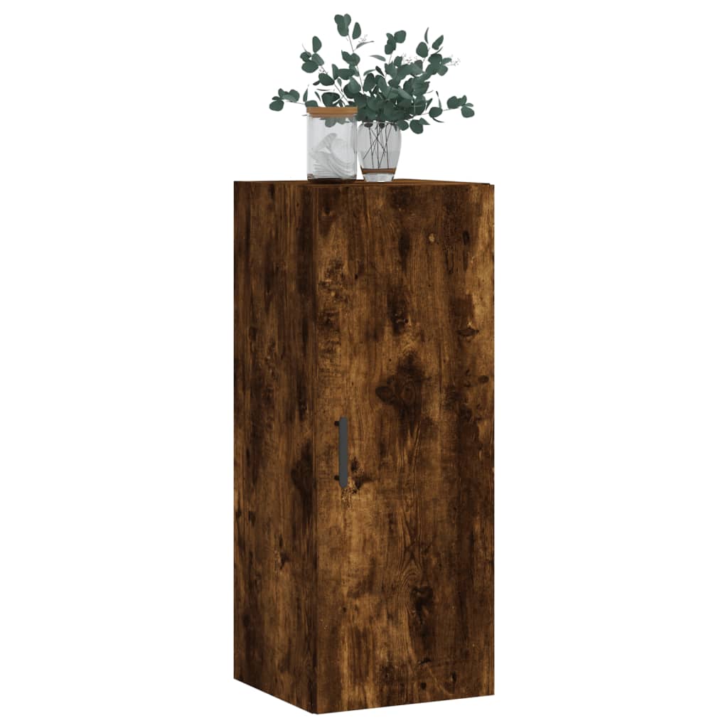 Dulap montat pe perete, stejar fumuriu, 34,5x34x90 cm GartenMobel Dekor
