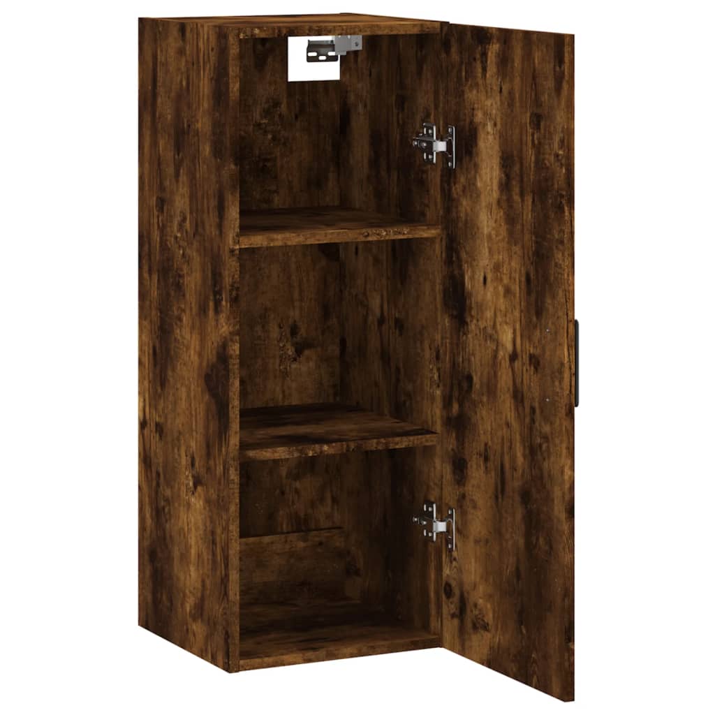 Dulap montat pe perete, stejar fumuriu, 34,5x34x90 cm GartenMobel Dekor