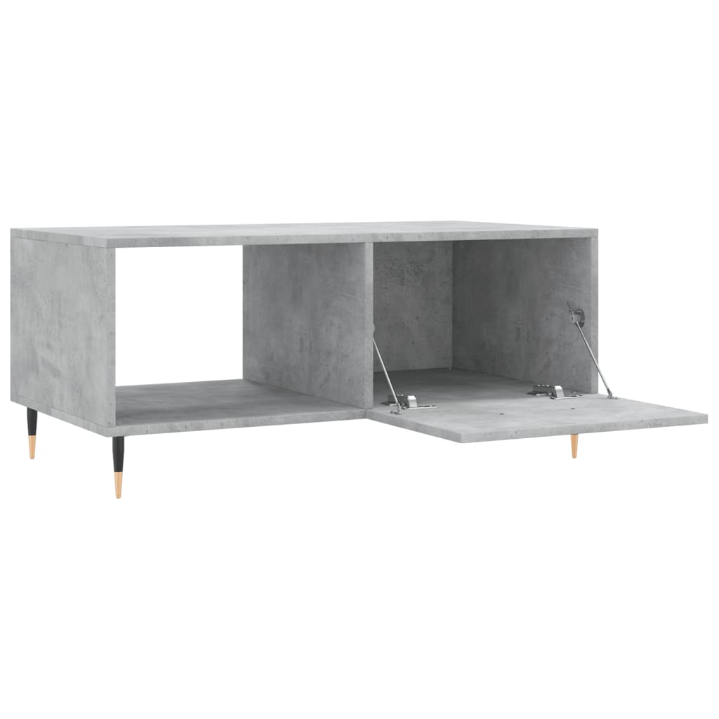 Măsuță de cafea, gri beton, 90x50x40 cm, lemn prelucrat GartenMobel Dekor