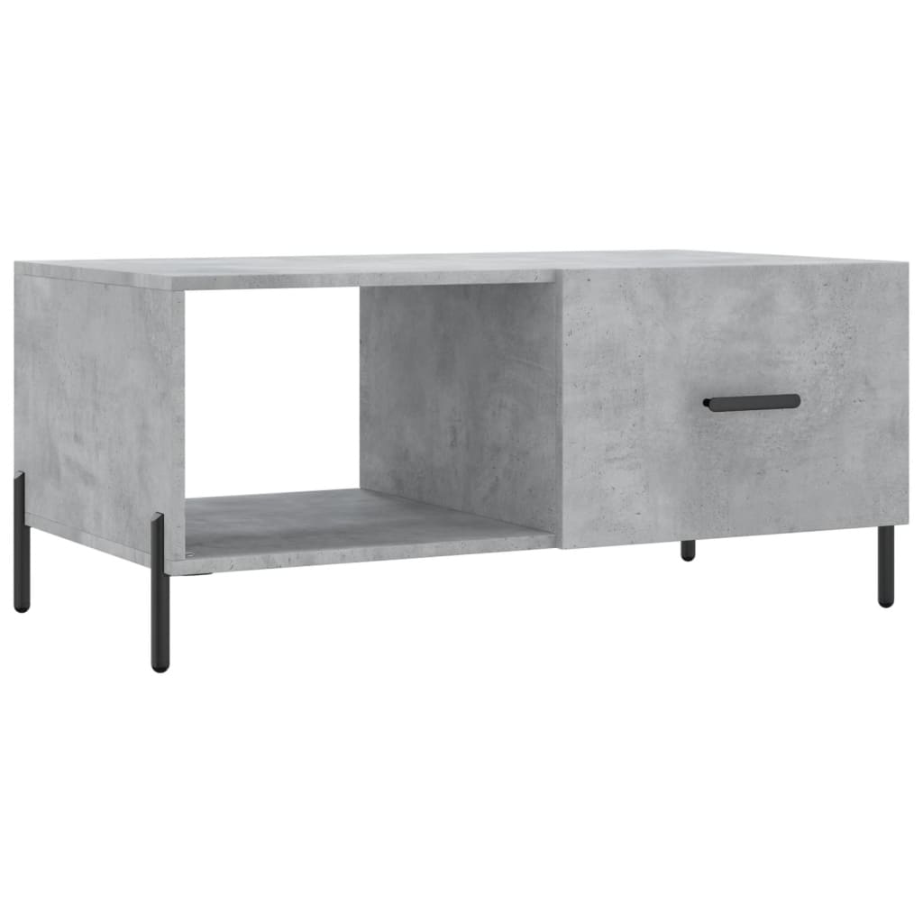 Măsuță de cafea, gri beton, 90x50x40 cm, lemn prelucrat GartenMobel Dekor