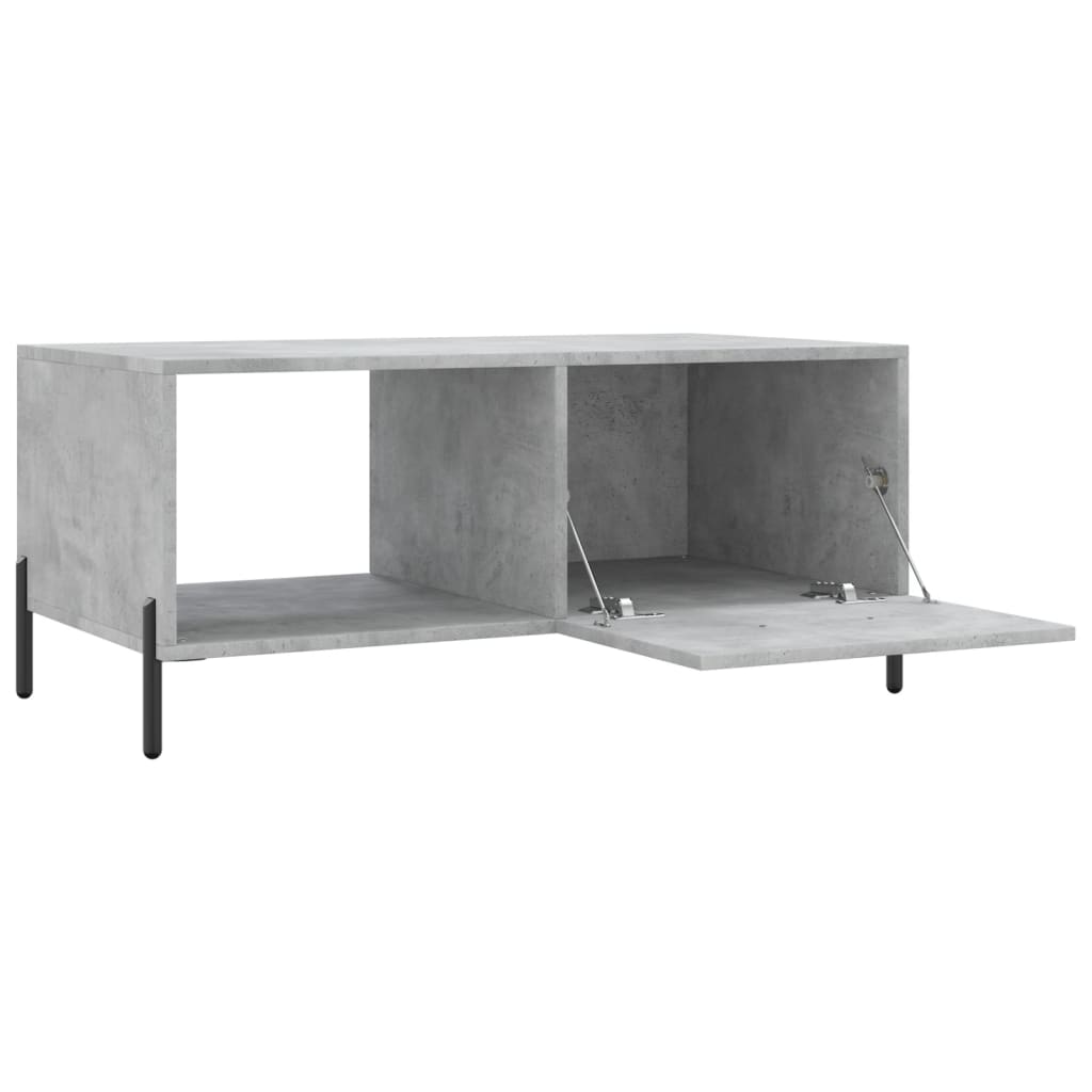 Măsuță de cafea, gri beton, 90x50x40 cm, lemn prelucrat GartenMobel Dekor