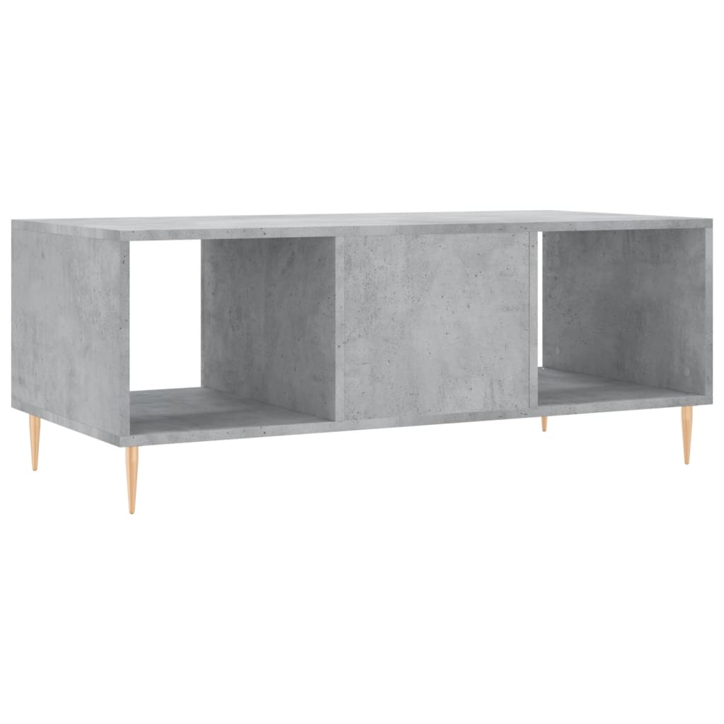 Măsuță de cafea, gri beton, 102x50x40 cm, lemn prelucrat GartenMobel Dekor